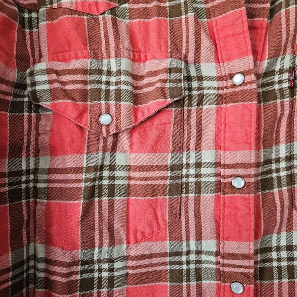 Levi's Men's Western Classic Fit Long Sleeve Button-Down Shirt Medium - Picture 4 of 6